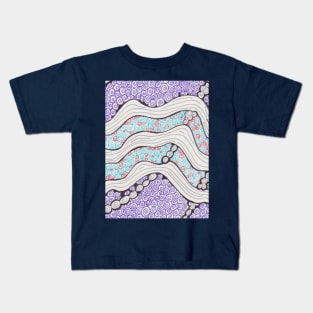 Abstract Spiral Egg Design Kids T-Shirt